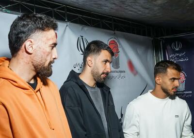  ‏ملی‌پوشان بسکتبال در قلب تهران: ما سرباز وطن هستیم