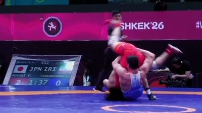  یزدانی در نبردی حساس مغلوب ژاپن شد