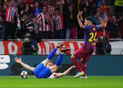  کارشناسی داوری صحنه بحث‌برانگیز اتلتیکو - بارسلونا