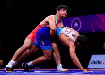  حسینی، پنجمین مرد نقره ای ایران در بیشکک