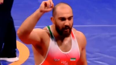  مدال طلا زارع پس از شکست حریفی از بحرین