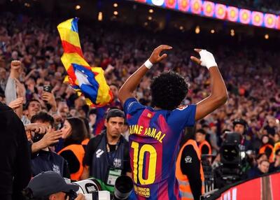  پیام یامال با عکس لبرون: ریمونتادا در خون ماست