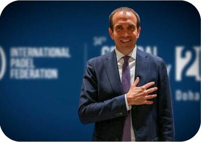  ابراز همدردی رئیس فدراسیون جهانی پدل با ملت ایران