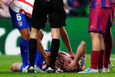  خونِ روی صورت و خشم اتلتیکو از مهربانی داور با بارسا