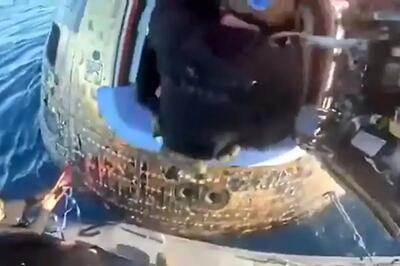  تصاویر تازه از فرود فضاپیمای آرتمیس ۲ ناسا