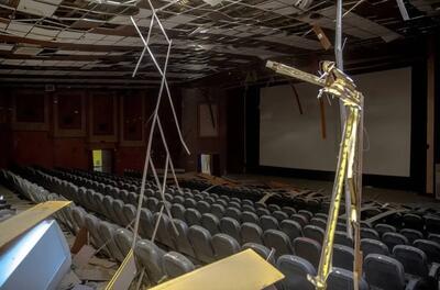  خسارت بالای 20 میلیارد به سینما شکوفه در جنگ