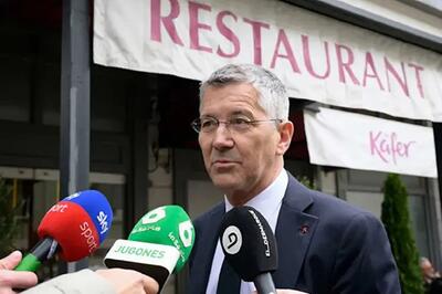  تصاویری از اجلاس روسای بایرن و رئال در یک رستوران لوکس