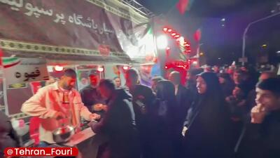  ببینید | حضور حسین کنعانی، مدافع تیم ملی در تجمعات میدانی
