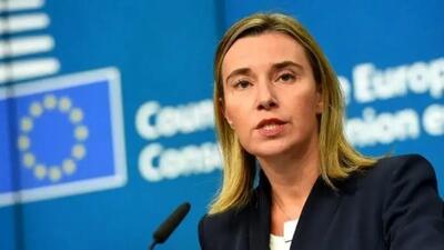  موگرینی: ایرانی‌ها با اراده بیشتر تاسیسات را بازسازی می‌کنند