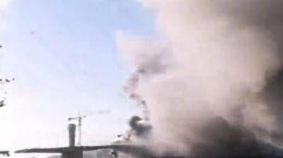  تصاویر لحظه حمله دشمن به پل بی 1