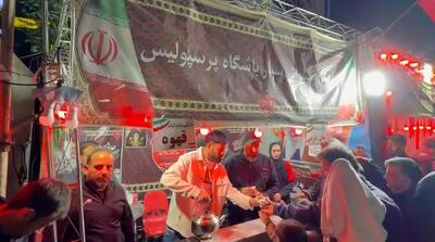  تصاویر کنعانی زادگان مدافع تیم ملی در تجمعات میدانی