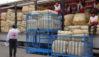  ارسال نخستین محموله امدادی صلیب سرخ به ایران