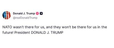  خشم ترامپ از عدم همراهی ناتو با آمریکا در برابر ایران