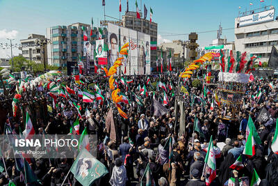  مراسم اربعین رهبر شهید انقلاب در تهران