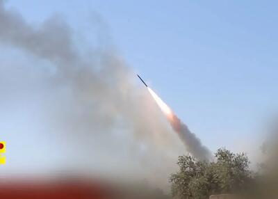  حملات سنگین موشکی حزب‌الله به اهداف اسرائیل