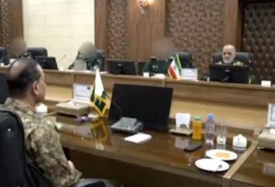  فرمانده ارتش پاکستان با فرماندهی قرارگاه مرکزی خاتم‌الانبیا دیدار کرد