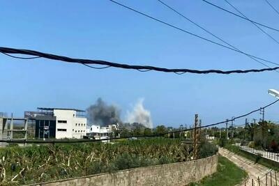  تصاویری از حمله امروز اسرائیل به جنوب لبنان