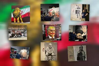  از تحریریه «سوره» تا بوم‌های مقاومت/ وقتی نقاشی، زبانِ شهدا و قهرمانان می‌شود