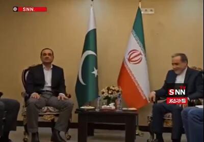  دیدار فرمانده ارتش پاکستان با سید عباس عراقچی در تهران+فیلم