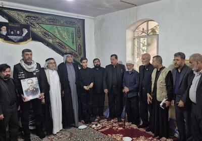  دیدار صمیمی موکب‌داران عراقی با سه خانواده شهید جنگ رمضان در دشتستان - تسنیم