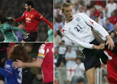  مروری بر جنجالی‌ترین صحنه‌های موکشی در فوتبال!