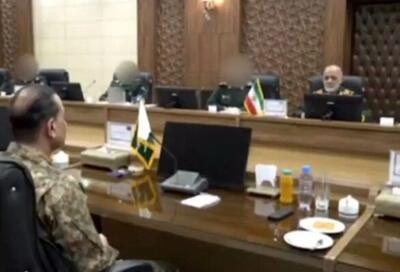  فرمانده ارتش پاکستان با فرماندهی قرارگاه مرکزی خاتم‌الانبیا دیدار کرد