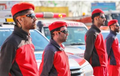  اعزام نیروهای هلال احمر به محل حادثه زلزله در بومهن