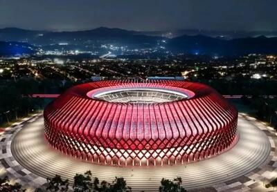  زیباترین استادیوم 51 هزار نفری در نزدیکی ایران