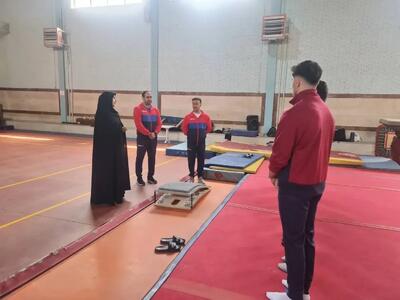  بازدید نقوی از چهارمین اردوی تیم ملی ژیمناستیک هنری جوانان
