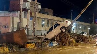 قطع آب و برق در برخی مناطق جهرم به دلیل سیلاب/ یک نفر فوت و دو نفر مفقود شدند