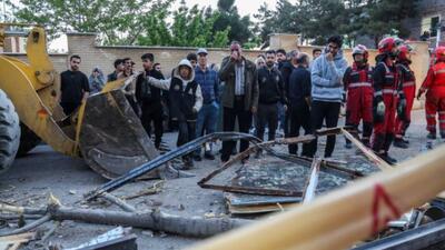  ریزش آوار در مشهد