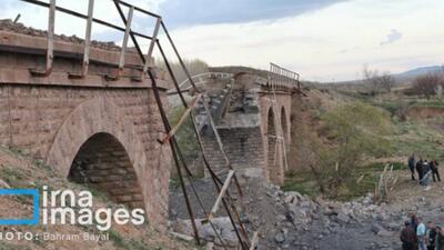  حمله هوایی به پل راه‌آهن امین آباد زنجان