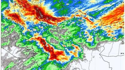  ورود سامانه بارشی به کشور از هفته آینده/ پیش بینی بارش باران در اغلب نقاط  