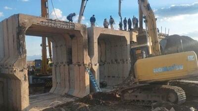  بازسازی پل راه‌آهن قم در کمتر از ۴۰ ساعت