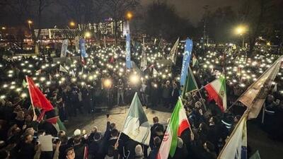  راهپیمایی خودرویی ترکیه در حمایت از ایران