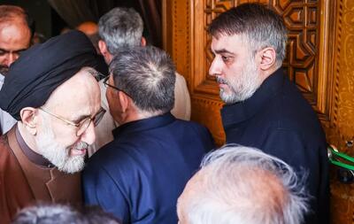  مراسم ترحیم شهید کمال خرازی (عکس)