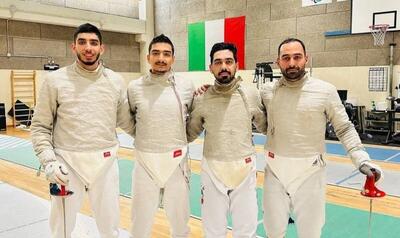  پایان کار شمشیربازان ایران در بخش انفرادی کاپ جهانی ایتالیا