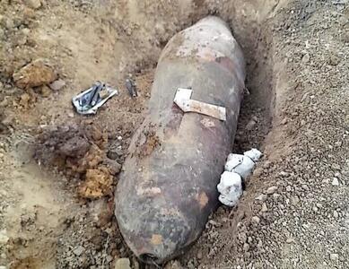  خروج یک بمب عمل‌نکرده از ورامین