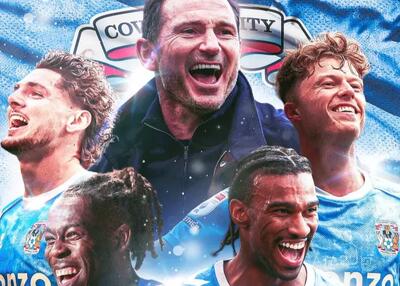  شاهکار لمپارد: کاونتری به لیگ برتر صعود کرد