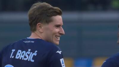  گل دوم لاتزیو به ناپولی (باسیچ)