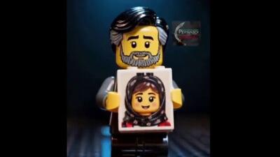  انیمیشن لگو از لحظه فروریختن مدرسه شجره طیبه میناب