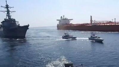  پاسخ نیروی دریایی سپاه به تیراندازی نیروهای آمریکا به کشتی تجاری ایران