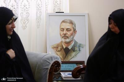  حضور معاون امور زنان و خانواده ریاست جمهوری در منزل سپهبد شهید سید عبدالرحیم موسوی