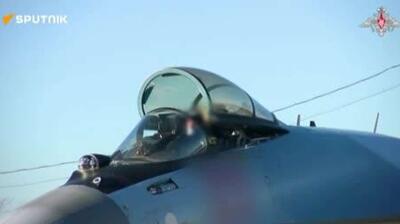  سپرهای سوخوی Su-35 ، در برابر بالگردهای تهاجمی حملات نیروهای اوکراینی و یک پایگاه موقت را در هم می‌کوبد