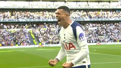  گل اول تاتنهام به برایتون توسط پدرو پورو