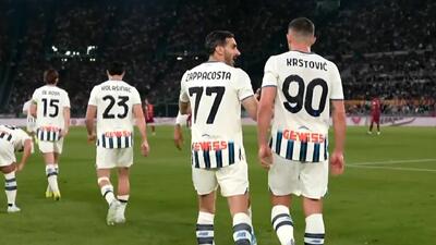  گل اول آتالانتا به آاس رم (کرستوویچ)