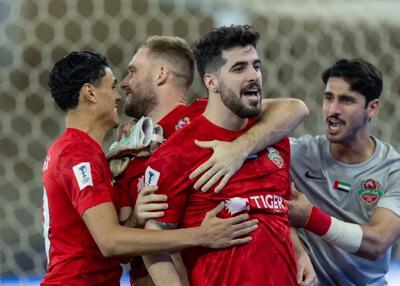  فریاد سعید عزت صعود به نیمه نهایی (عکس)