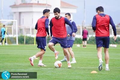  اولین تمرین شاگردان قلعه نویی در هوای بارانی