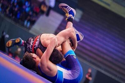  تیم کشتی آزاد ایران نایب قهرمان شد