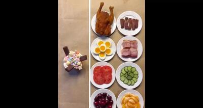  یک مقایسه شوکه کننده درباره کالری مواد غذایی